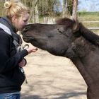 Guten Freunden gibt man ein Küsschen