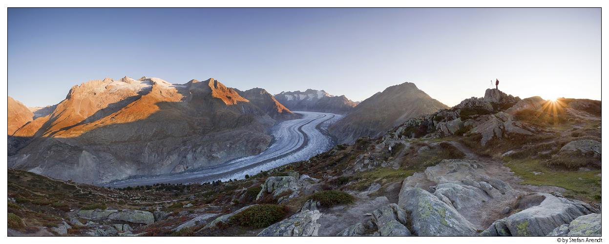 Guten Morgen Aletschgletscher