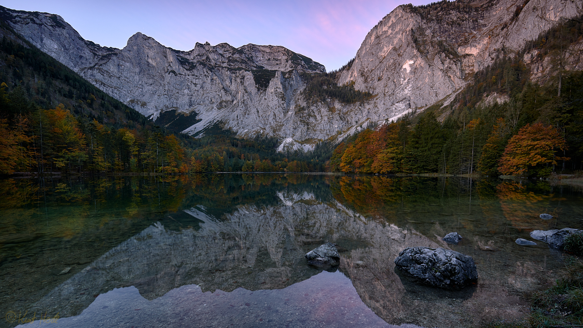 Guten Morgen am hinteren Langbathsee :)