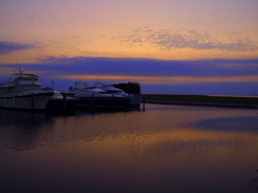 Guten Morgen im Hafen