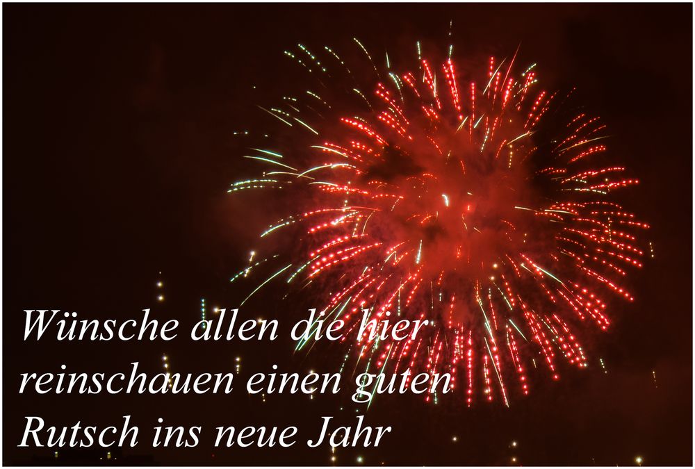 Guten Rutsch ins neue Jahr