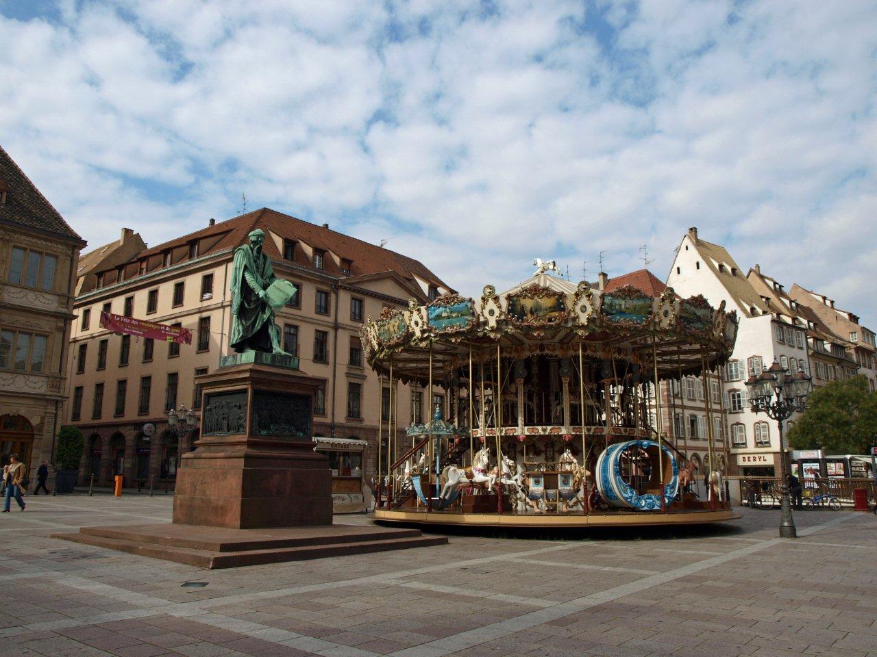 Gutenberg Platz in Straßburg