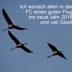 Guter Flug ins neue Jahr 2018 und viel Glück