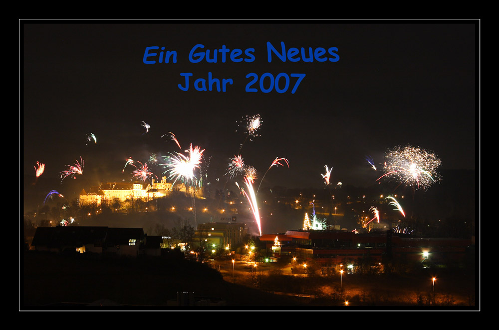 Gutes Neues Jahr 2007 aus Heidenheim Foto &amp; Bild reportage