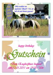 Gutschein zum Geburtstag