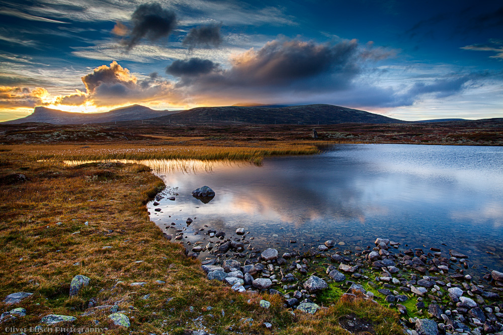 Gututjornet Sundown, Rondane, Norway