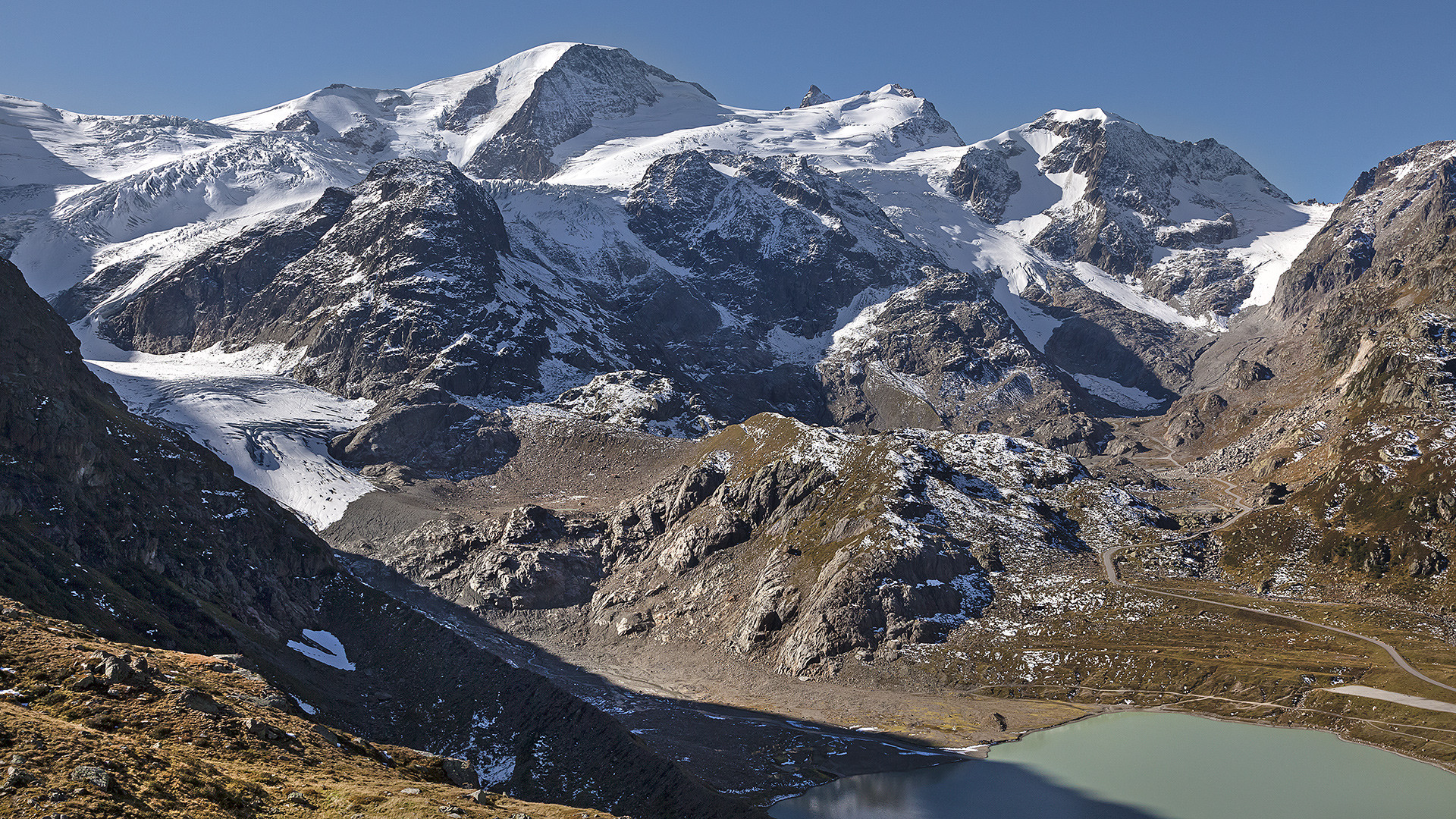 GWÄCHTENHORN mit STEINGLETSCHER