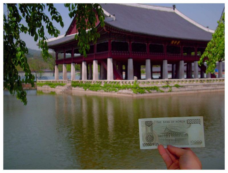 Gyeongbok-gung palace for real but not for sale