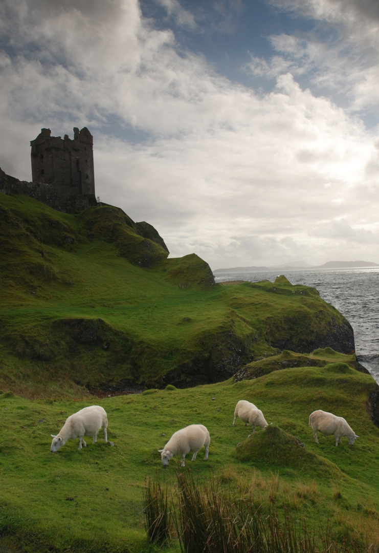 Gylen Castle auf der Insel Kerrera, Schottland