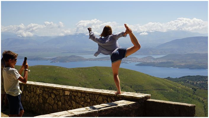 Gymnastik mit Aussicht