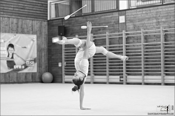 Gymnasts in Training