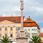 Györ - Szechenyi-ter mit Mariensäule