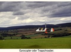 Gyrocopter oder Tragschrauber.Flugtag Uslar,07.09.08