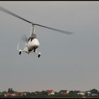 Gyrocopter over Elbestadt