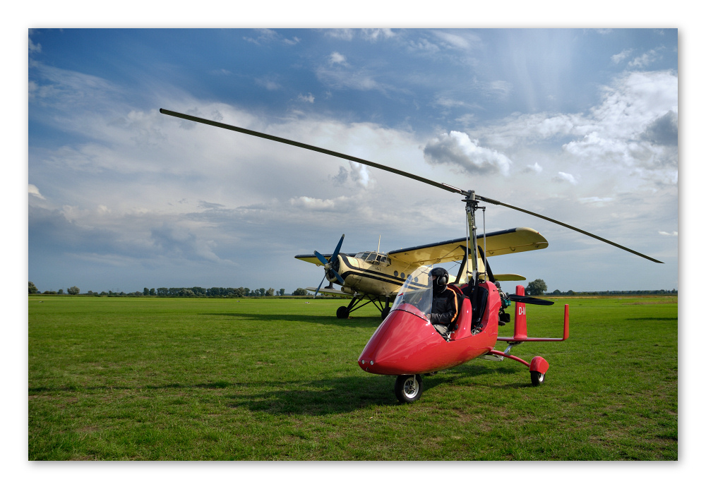 Gyrocopter und Antonov