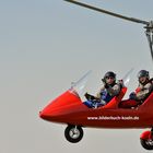 Gyrokopterflug bei photokina: köln fotografiert