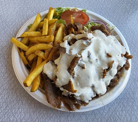 Gyros mit Pommes
