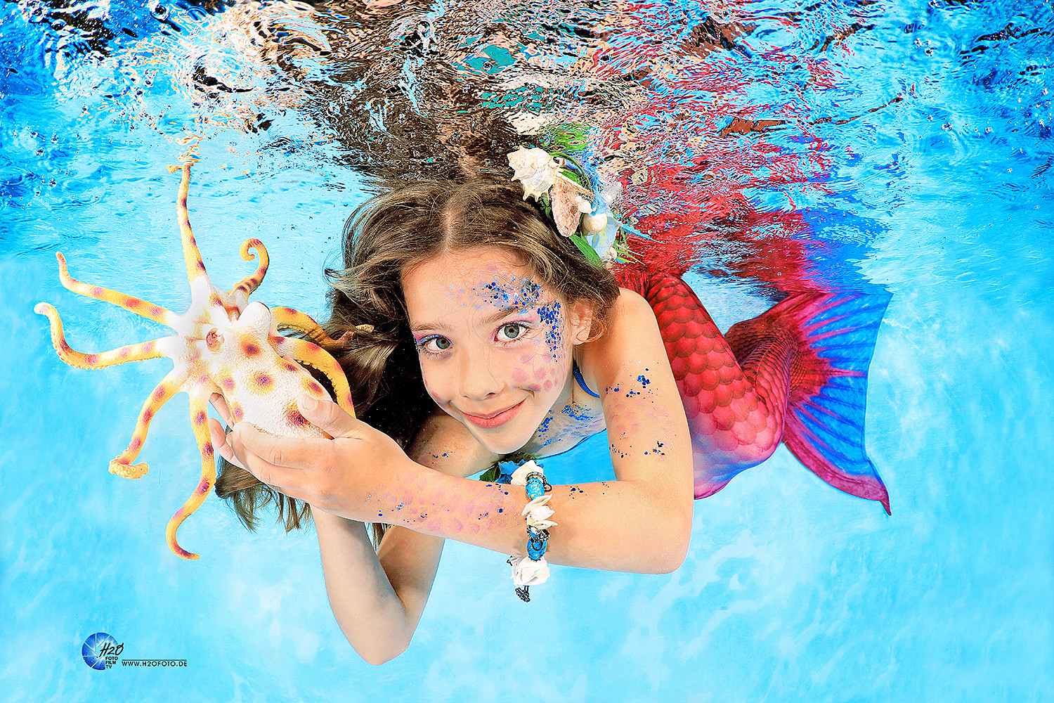H2OFoto.de meerjungfrauen unterwasser portrait shooting Foto & Bild
