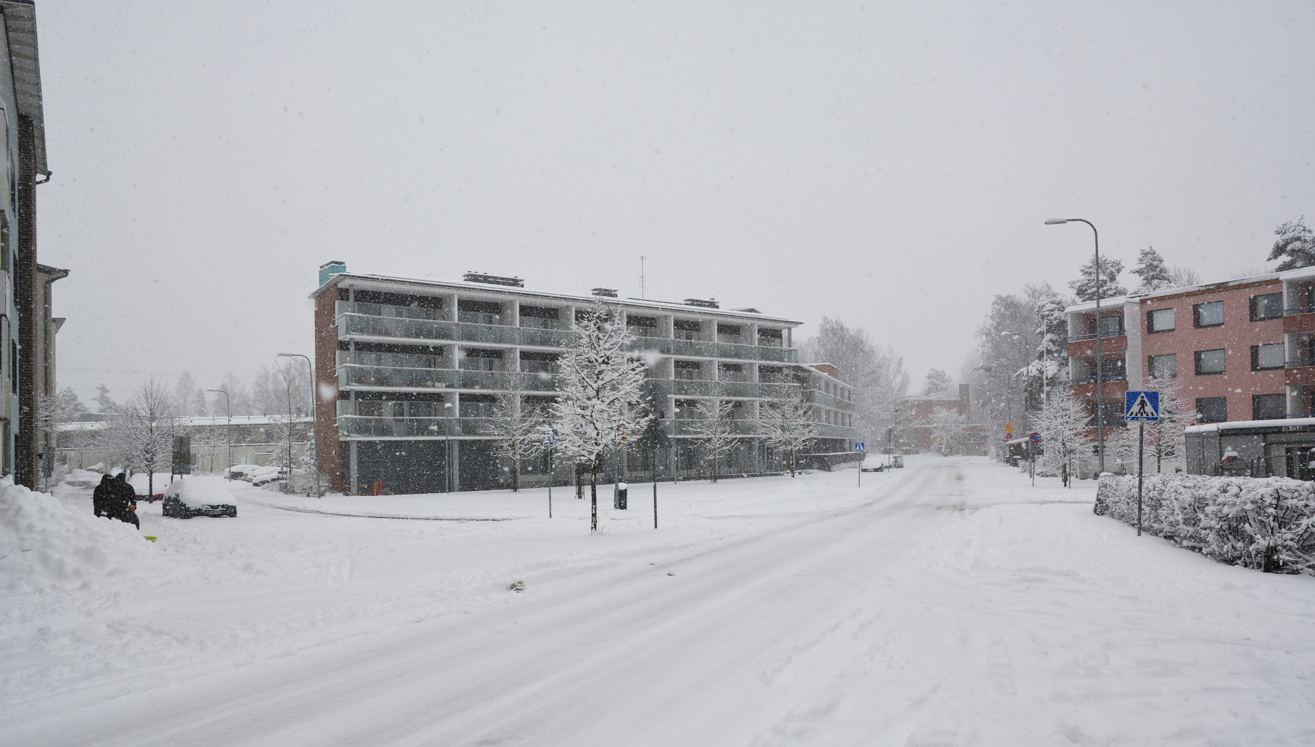 Haaga after snow rain