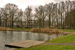 Haaksbergen - Eibergsestraat - Bergingsvijver