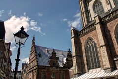 Haarlem - Oude Groenmarkt - Sint Bavokerk - De Hallen