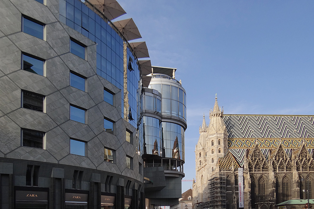 Haas Haus und Stephansdom