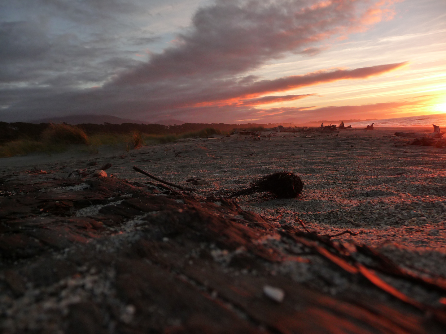 Haast Strand Sonnenuntergang