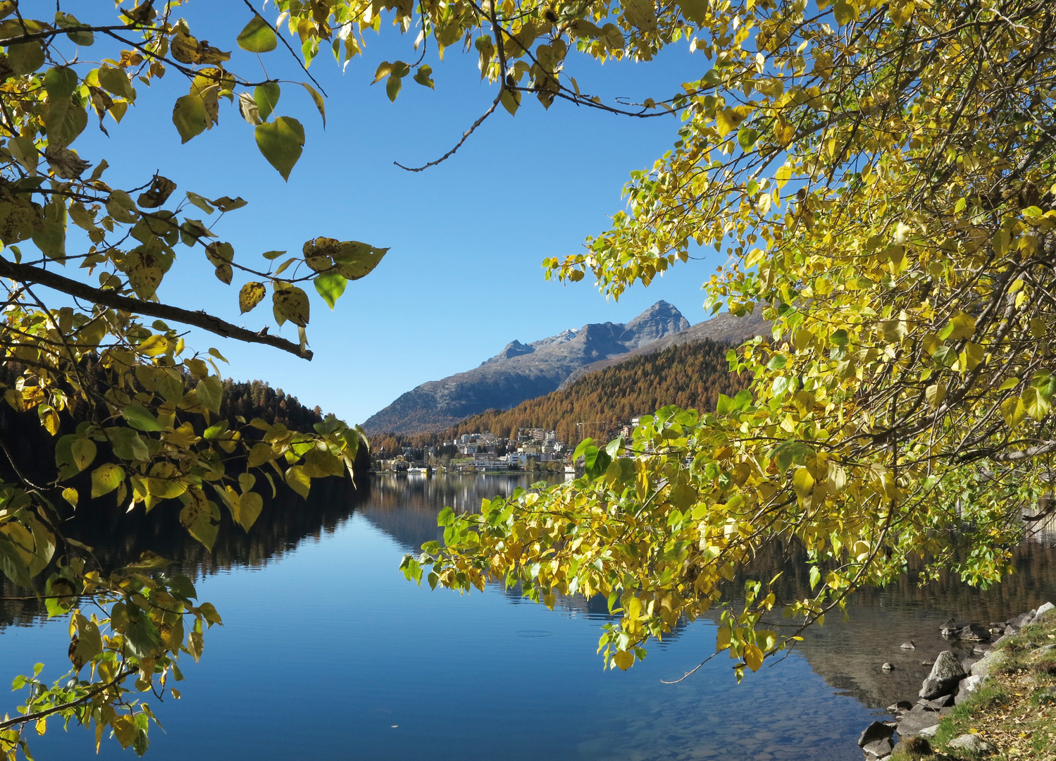 hab mich heimlich an St. Moritz rangepirscht !