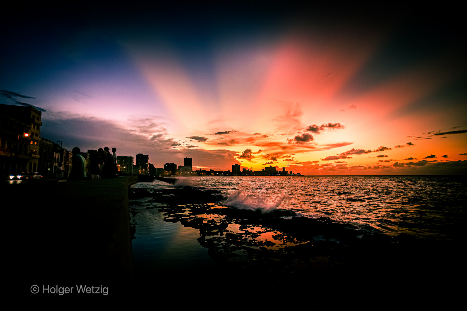 habana malecon Sunset