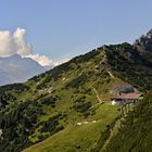 Habicht, Gipfel leicht in Wolken 3277 m