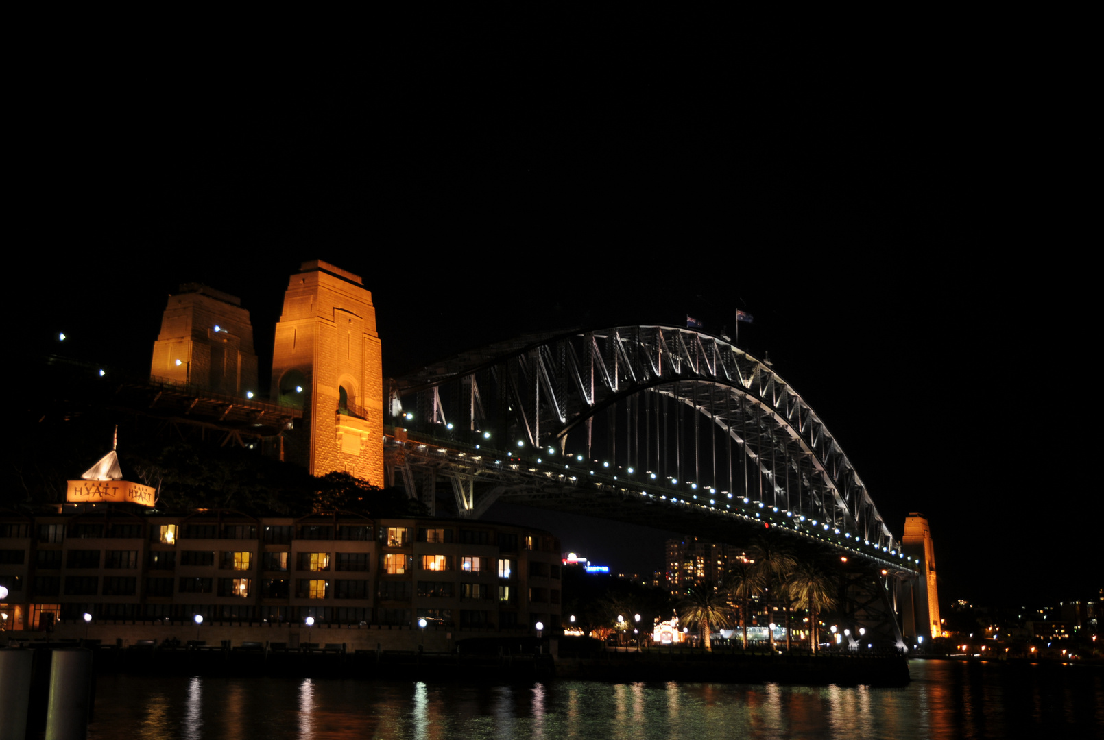 Habourbridge bei Nacht