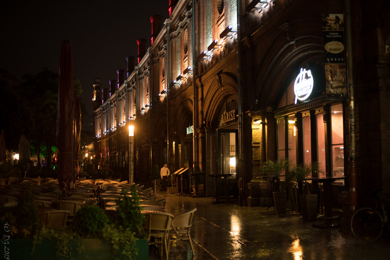 Hackescher Markt nach dem Regen