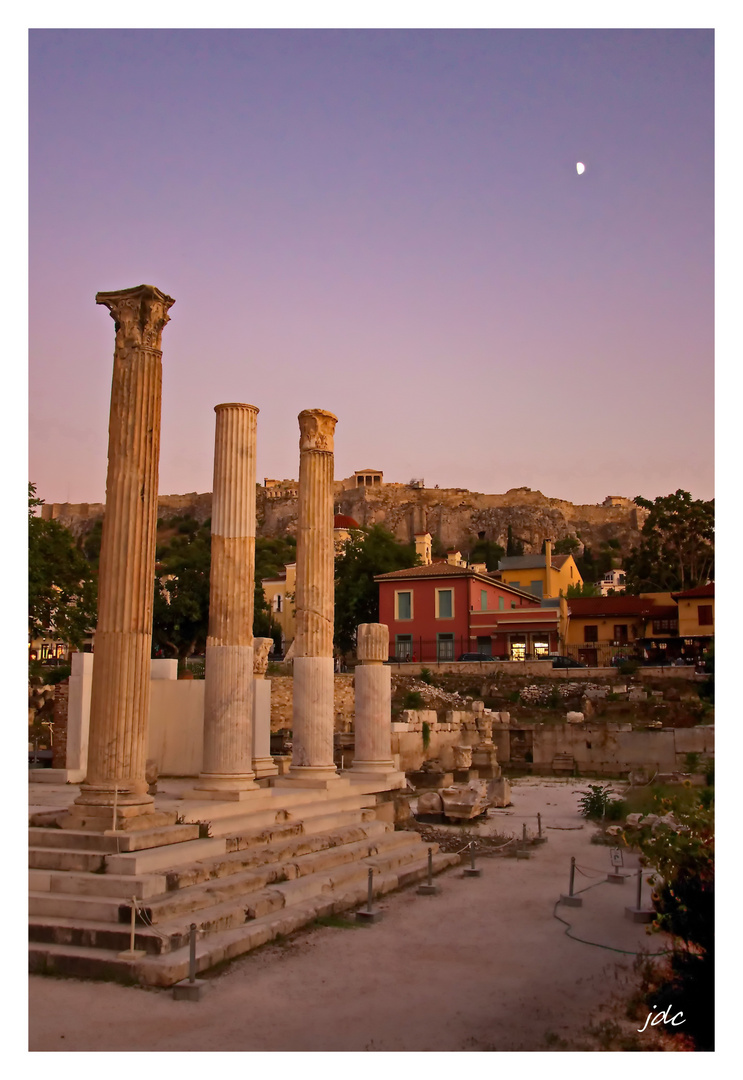 Hadrian's Library, Monastiraki, Athens, Greece