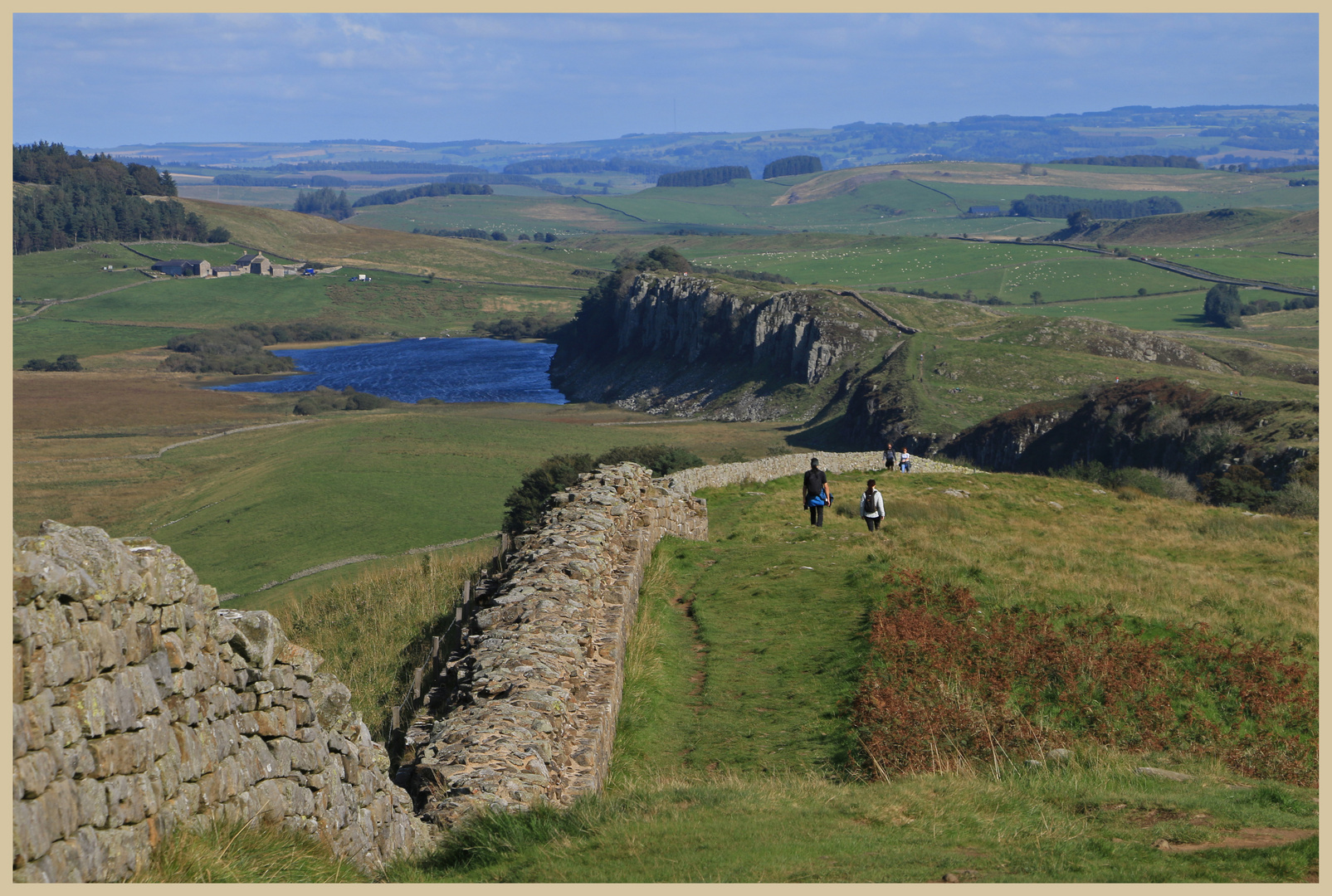 Hadrians Wall near Steel Rigg