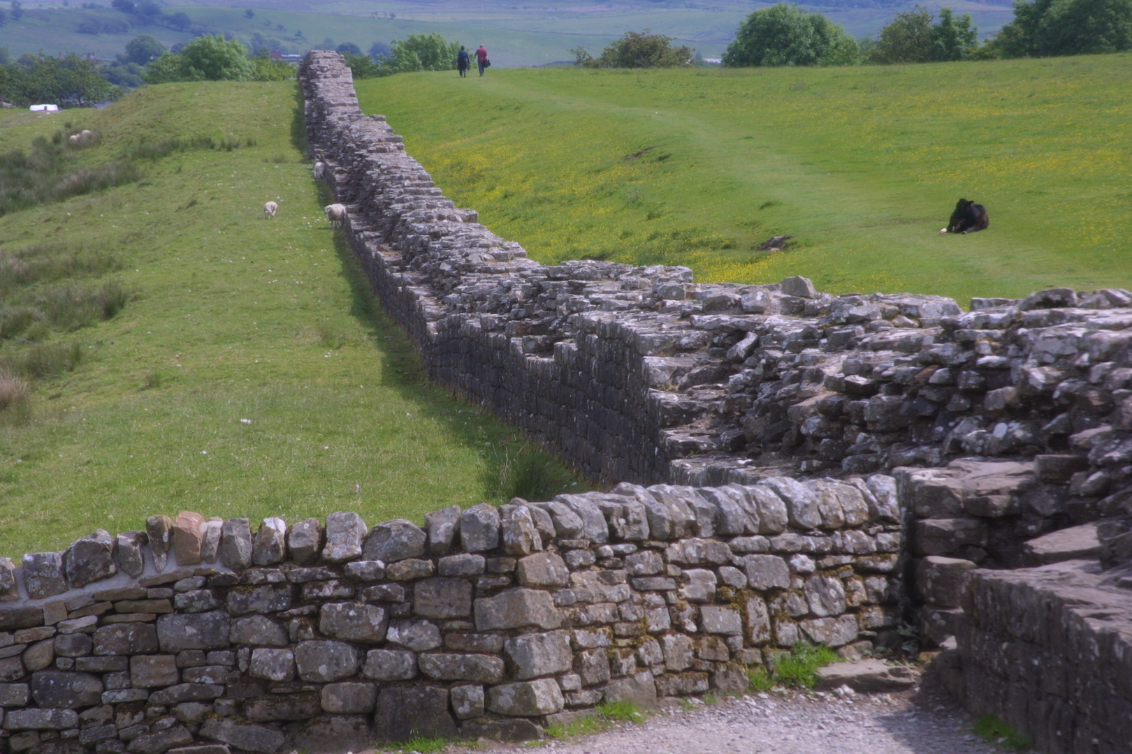 Hadrianswall in Schottland