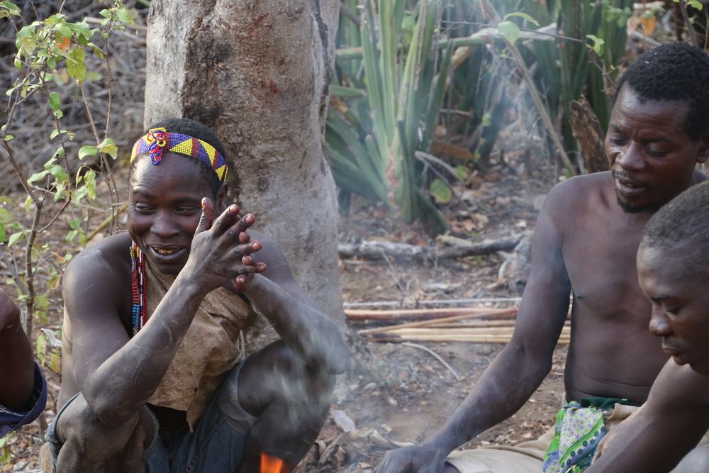 Hadza Buschmänner Tansania 