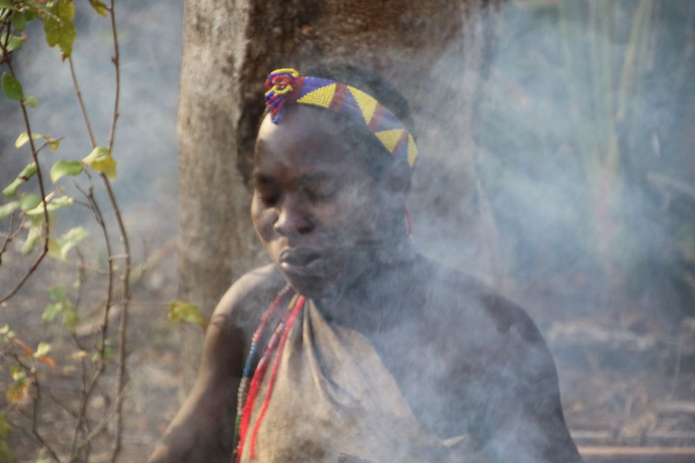 Hadza Buschmänner Tansania 