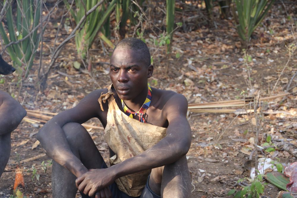 Hadza Buschmänner Tansania 