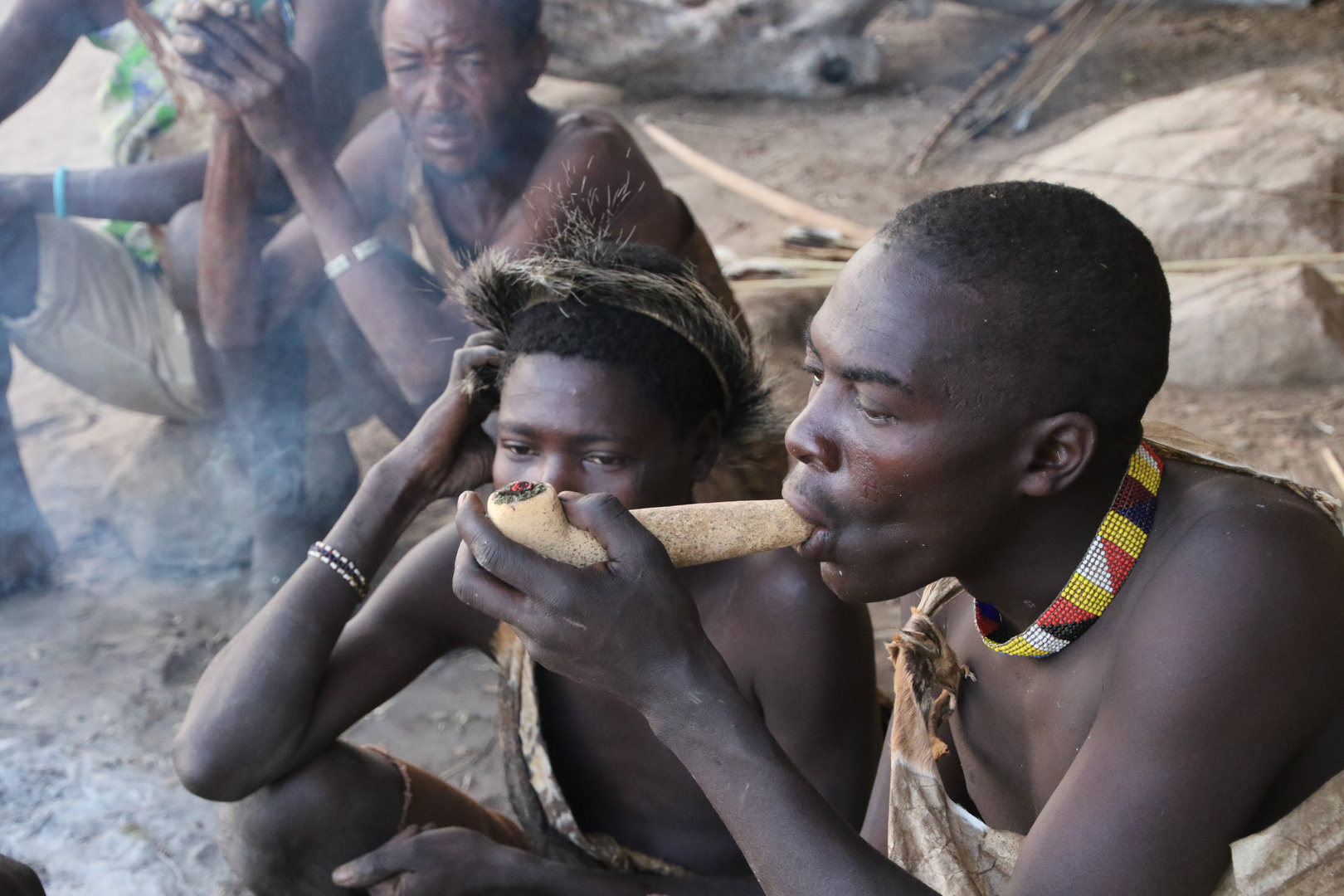 Hadza Buschmänner Tansania 