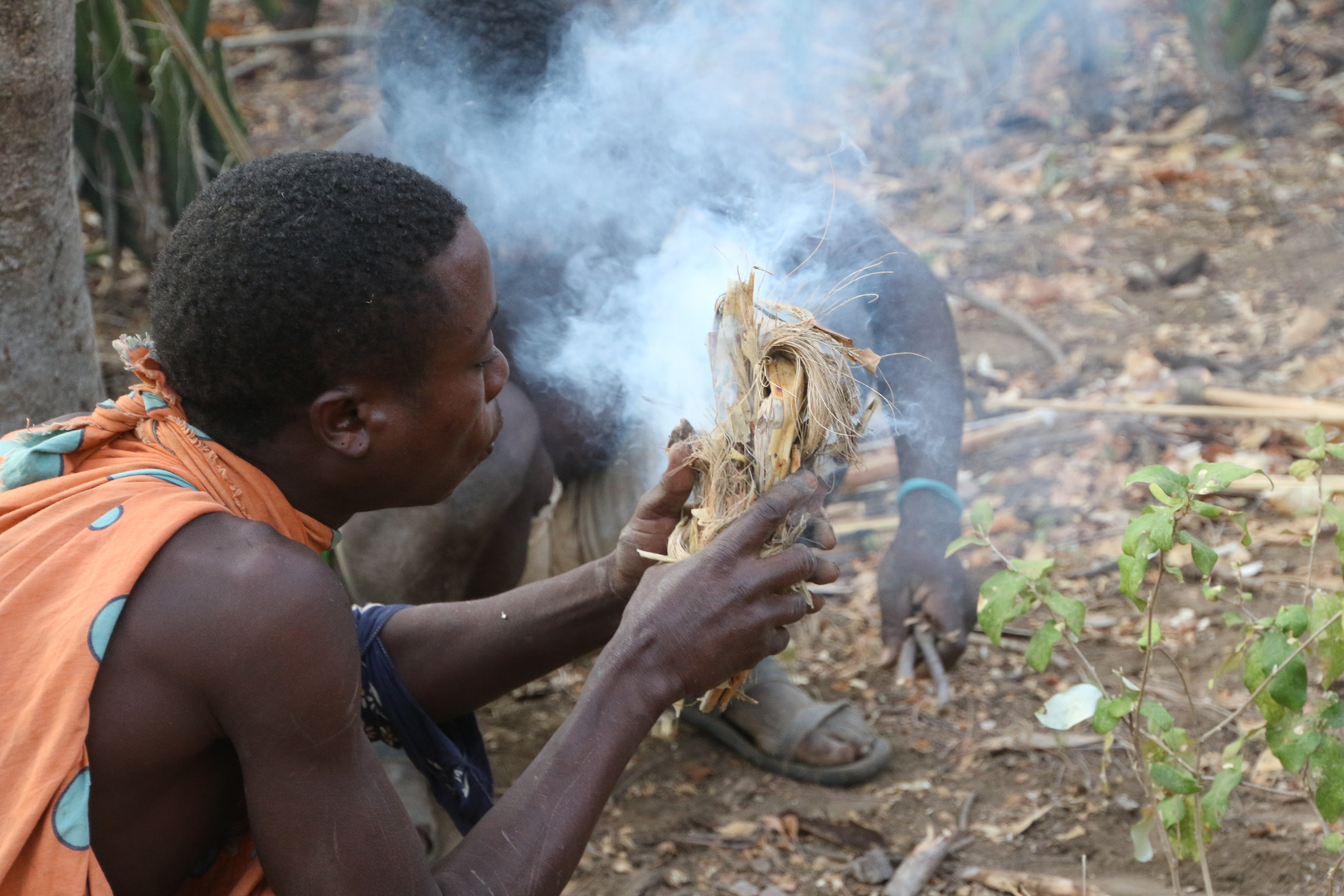 Hadza Buschmänner Tansania