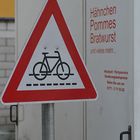 Hähnchen, Pommes, ich und mein Fahrrad