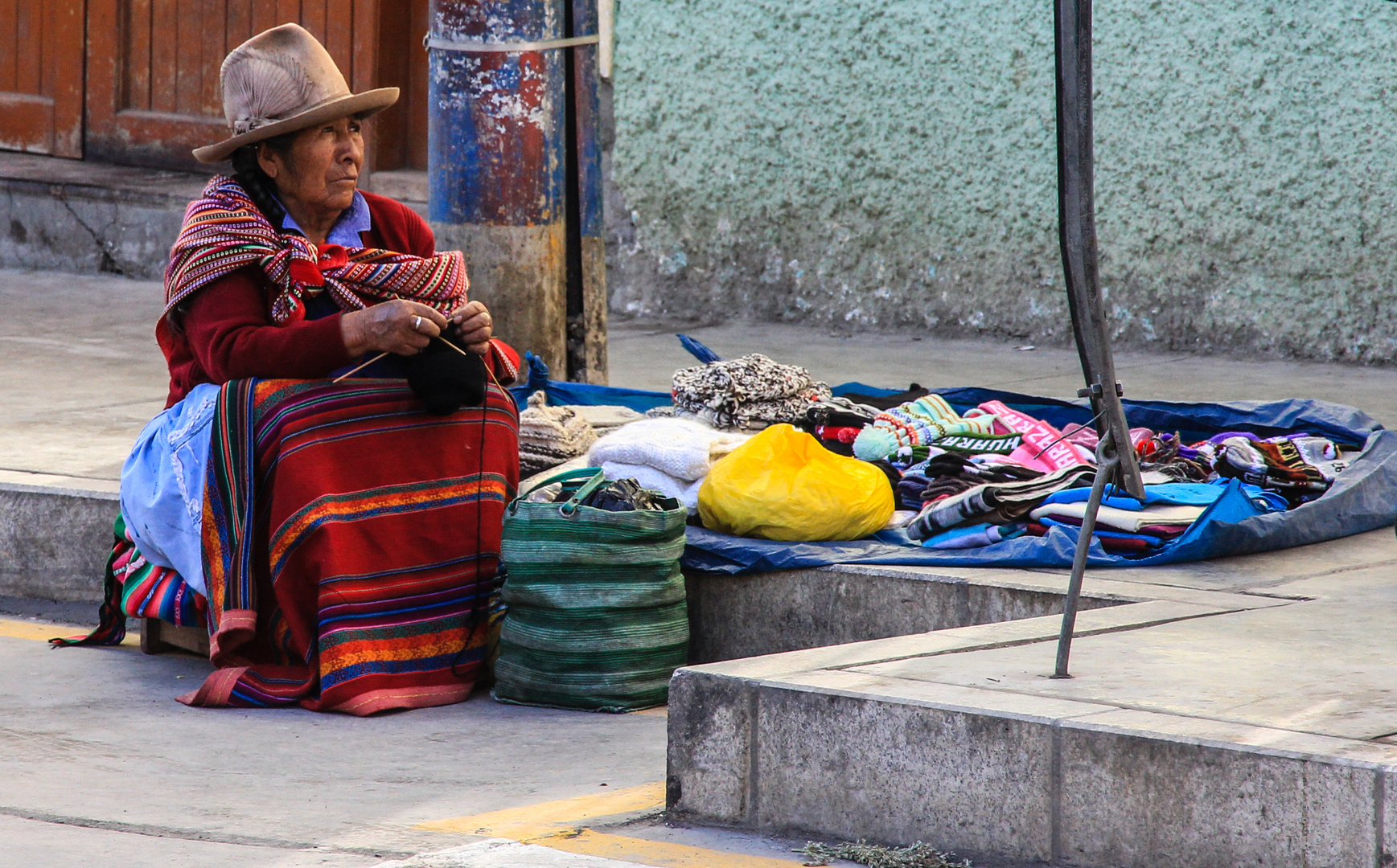 Häkelstudio in Huaraz