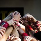 Hände der  Castellers