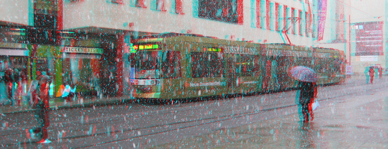 Händel-Tram (3D-Foto)