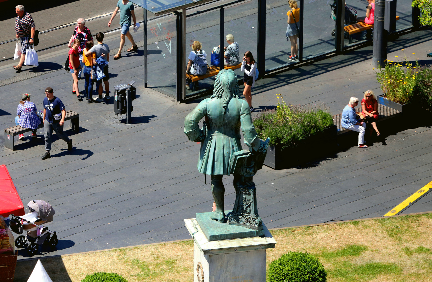 Händel von hinten