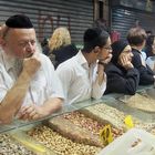 Händler auf dem Markt in Jerusalem