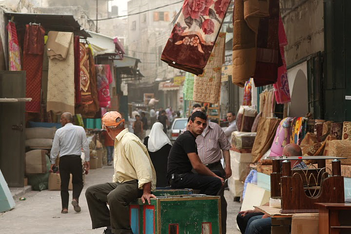 Händler in der Westbank