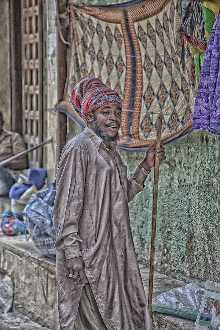 Händler in Zanzibar