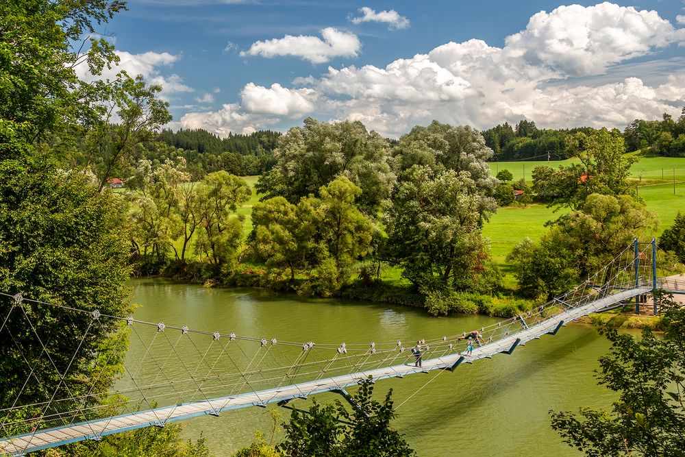 Hängebrücke...