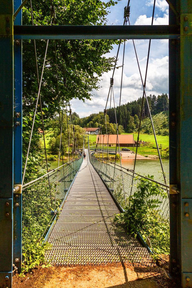 Hängebrücke... Foto & Bild landschaft, wasser, natur Bilder auf